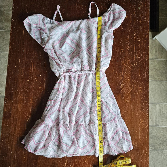 The Children's Place Flowy Floral Off the Shoulder Dress - Girls 16 - Picture 11 of 11